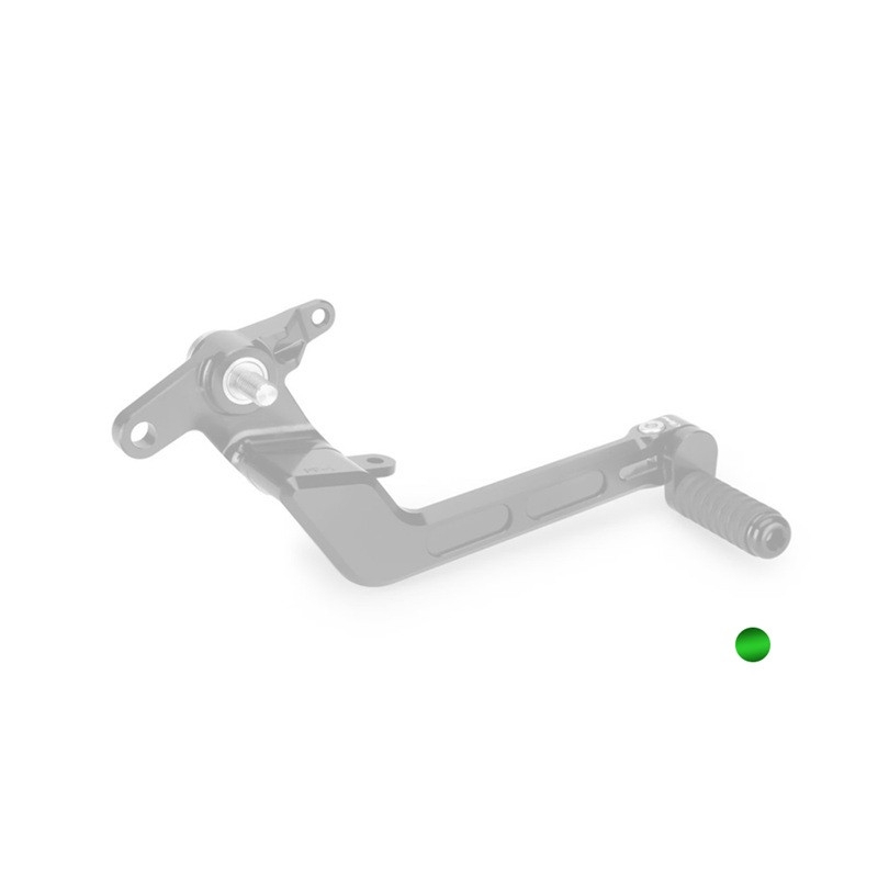 Brake foot pedal PUIG green adjustable