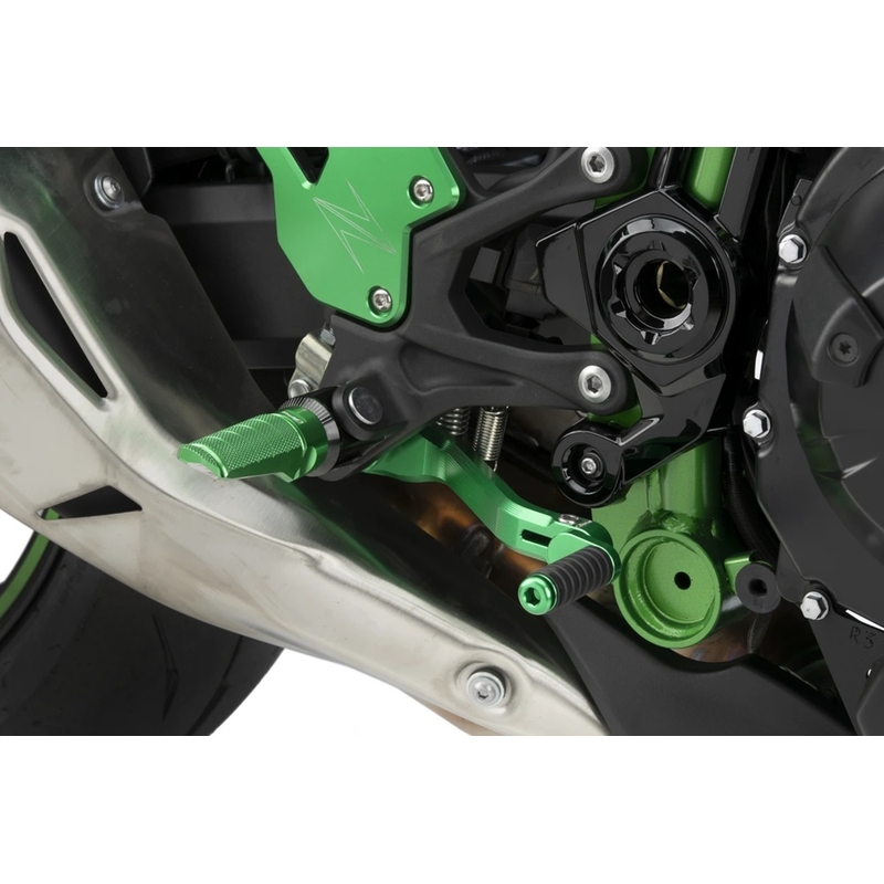 Brake foot pedal PUIG green adjustable
