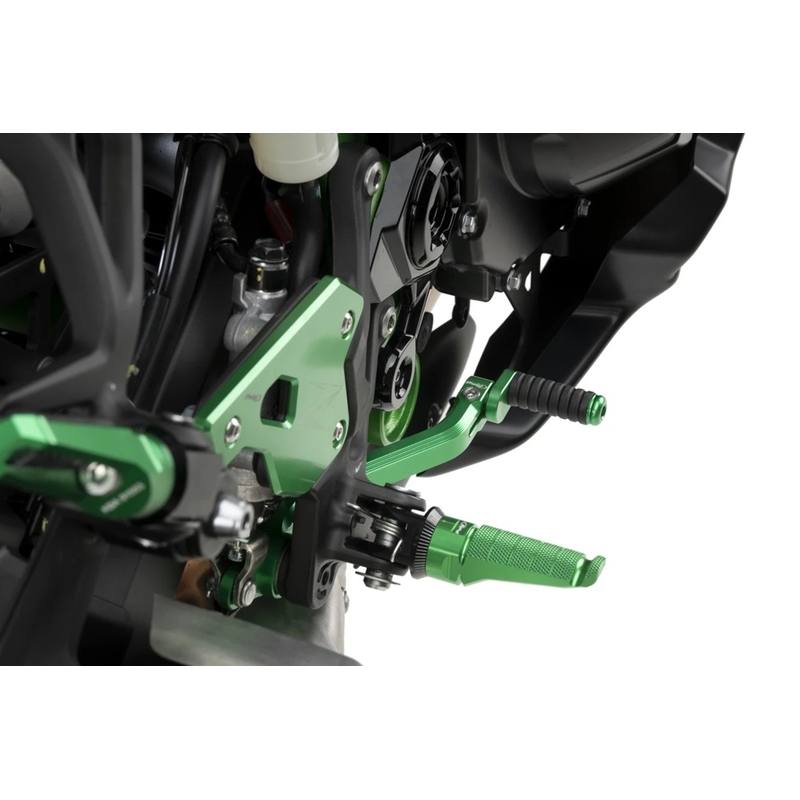 Brake foot pedal PUIG green adjustable