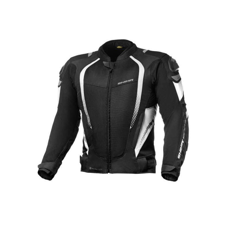 Kurtka motocyklowa Shima Mesh Pro czarno-biała wyprzedaż