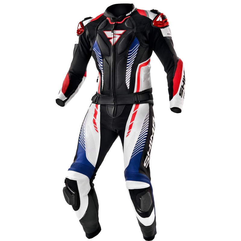 Kombinezon motocyklowy Shima Apex czarno-biało-czerwony wyprzedaż
