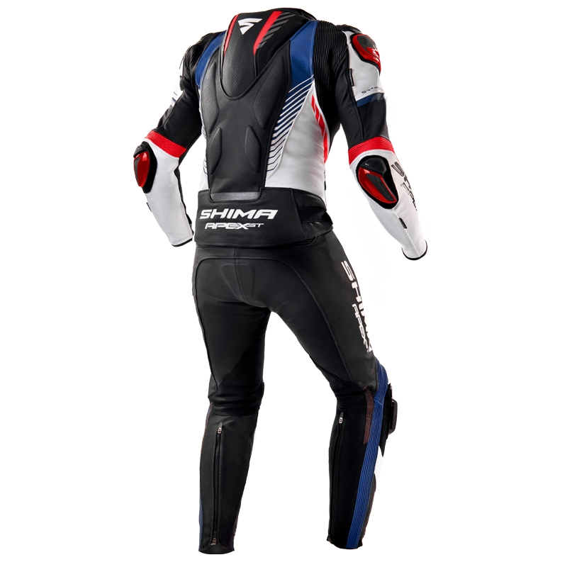 Kombinezon motocyklowy Shima Apex czarno-biało-czerwony wyprzedaż