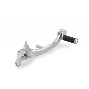 Brake foot pedal PUIG 22215P silver adjustable