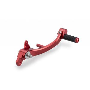 Brake foot pedal PUIG 22215R red adjustable