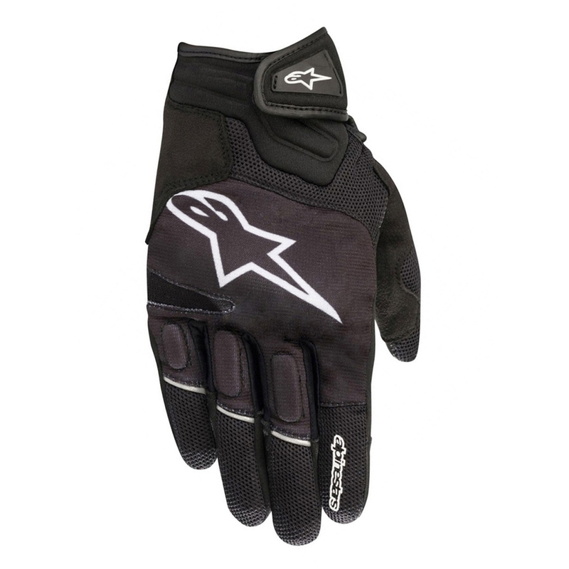 Rękawice motocyklowe Alpinestars Atom czarno-białe