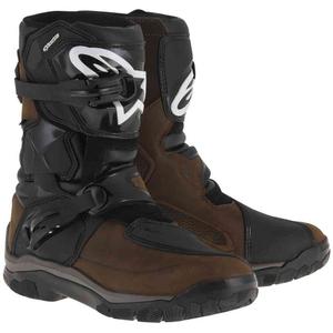 Buty motocyklowe Alpinestars Belize Oiled Drystar brązowe