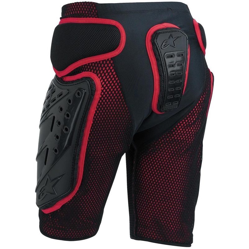 Spodenki Alpinestars Freeride czarno-czerwone