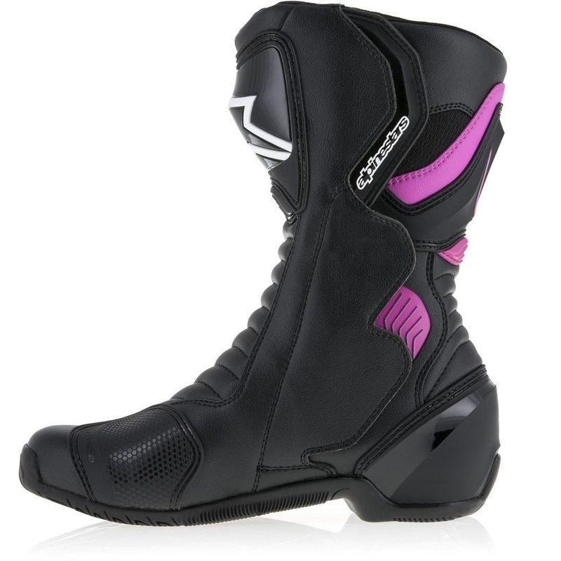 Alpinestars Stella S-MX 6 Damskie buty motocyklowe w kolorze czarno-białym.