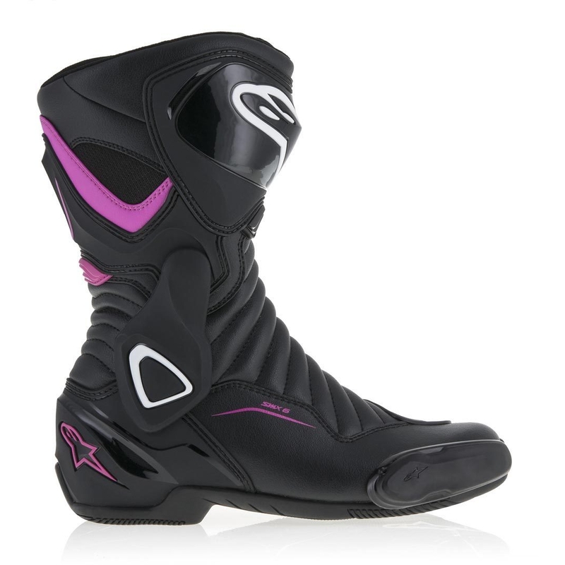 Alpinestars Stella S-MX 6 Damskie buty motocyklowe w kolorze czarno-białym.
