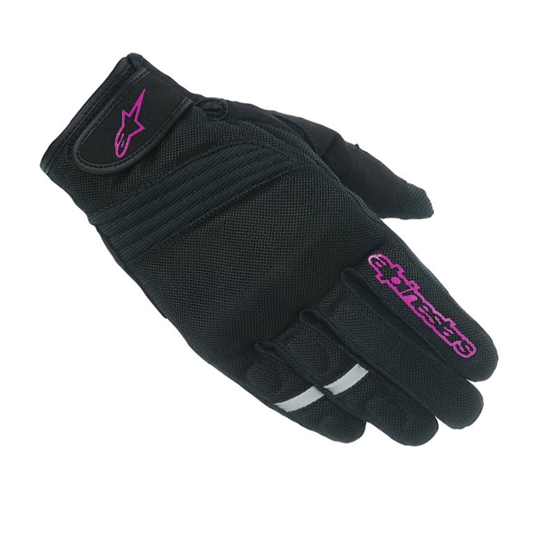 Damskie rękawice motocyklowe Alpinestars Stella Asama Air czarno-fioletowe