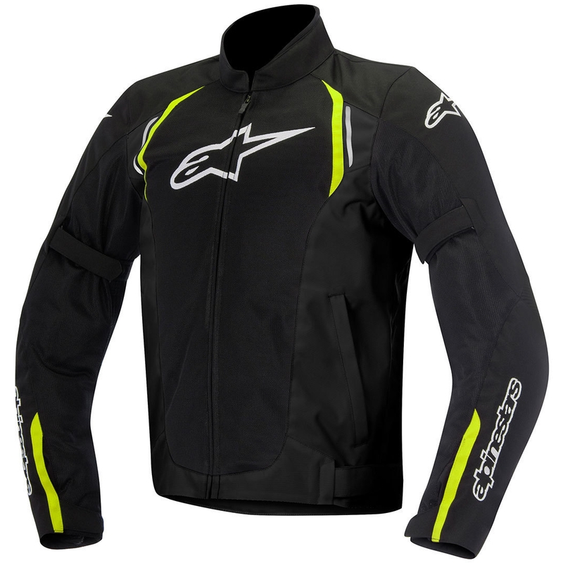 Kurtka motocyklowa Alpinestars AST Air czarno-fluo żółta