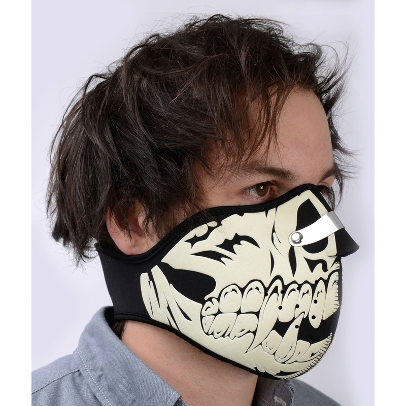 Maska na twarz Oxford Glow Skull