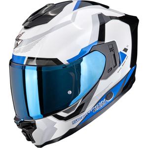 Kask motocyklowy integralny Scorpion EXO-1500 Air Arena biało-niebieski