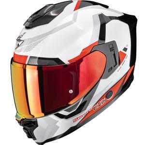 Kask motocyklowy integralny Scorpion EXO-1500 Air Arena biało-czerwony