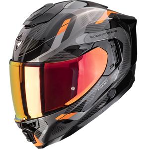 Kask motocyklowy integralny Scorpion EXO-1500 Air Sleek czarno-pomarańczowy