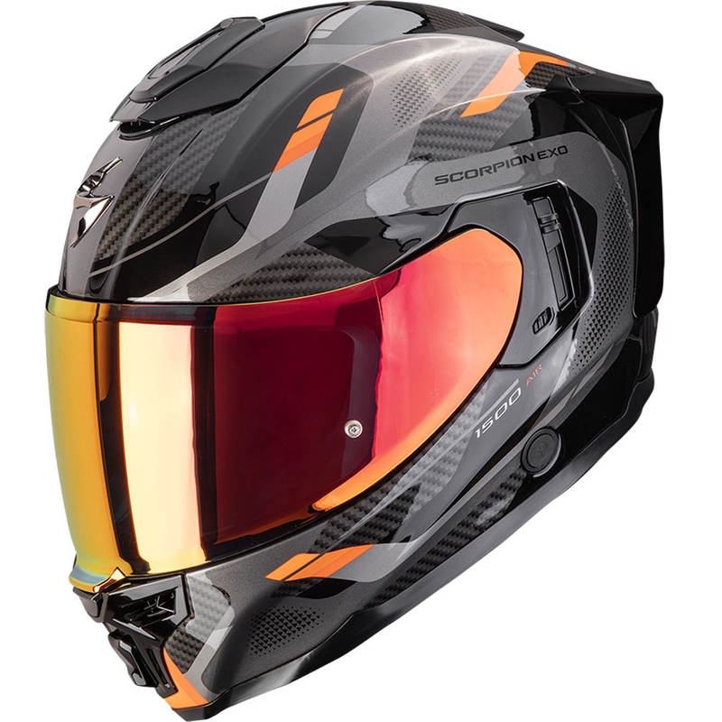 Kask motocyklowy integralny Scorpion EXO-1500 Air Sleek czarno-pomarańczowy