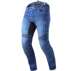 Niebieskie jeansy motocyklowe Street Racer Stretch II CE