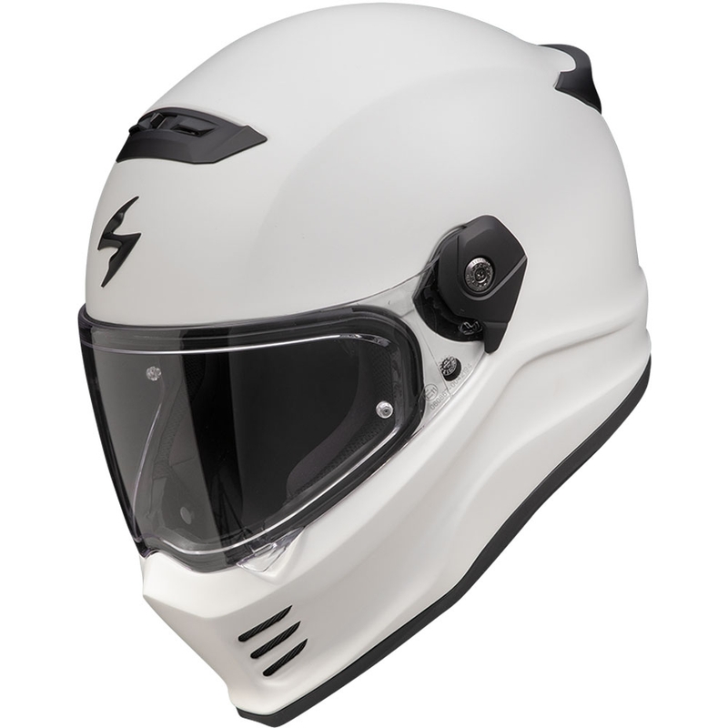 Kask motocyklowy integralny Scorpion Covert FX Solid, matowy, jasnoszary