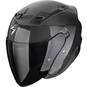 Kask motocyklowy otwarty Scorpion EXO-Z1 Carbon Solid w kolorze czarnym