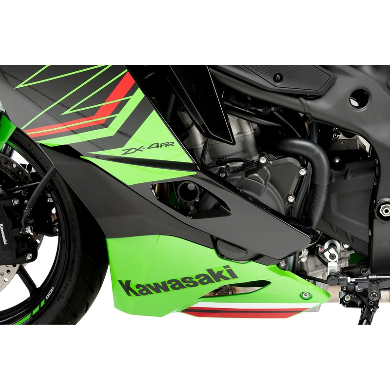 Engine covers PUIG Track for Championship black included 2 oil plugs