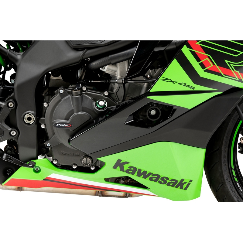 Engine covers PUIG Track for Championship black included 2 oil plugs