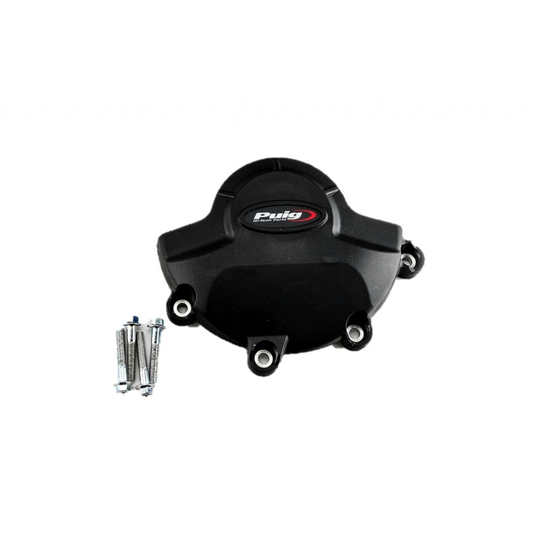 Engine protective cover PUIG black left