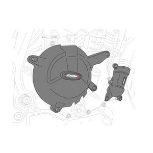 Engine protective covers PUIG 22347N black included 3 covers