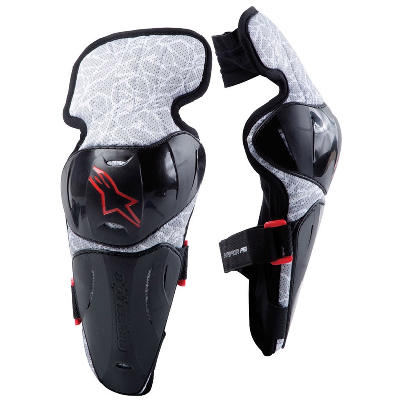 Dziecięce ochraniacze łokci Alpinestars Vapor Pro czarno-białe