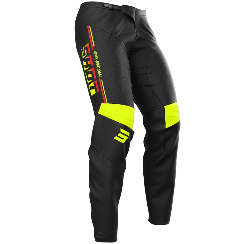 Spodnie Shot Devo Block MX Fluo Yellow