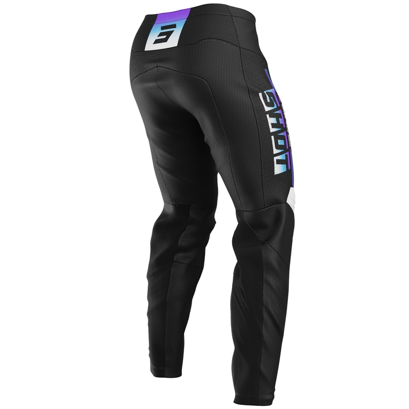 Spodnie motocrossowe Shot Devo Block w kolorze fioletowym