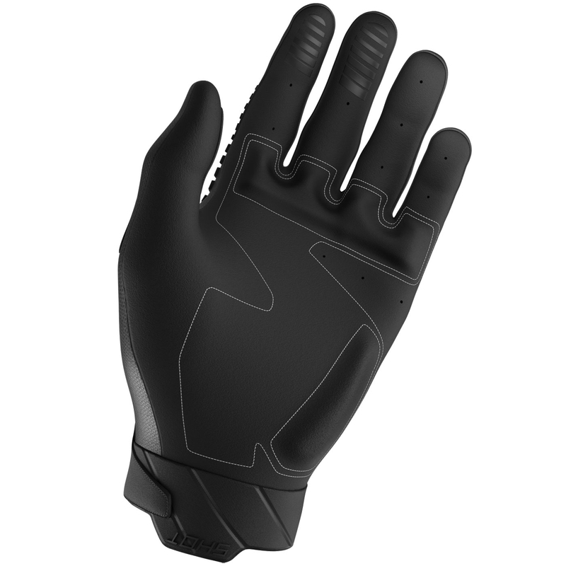 Rękawice motocrossowe Shot Core Max czarne