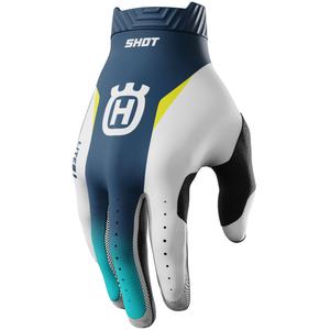 Rękawiczki motocrossowe Shot Lite HVA 26 niebieskie