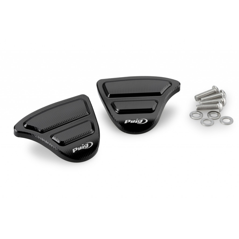 Mirrors caps PUIG black
