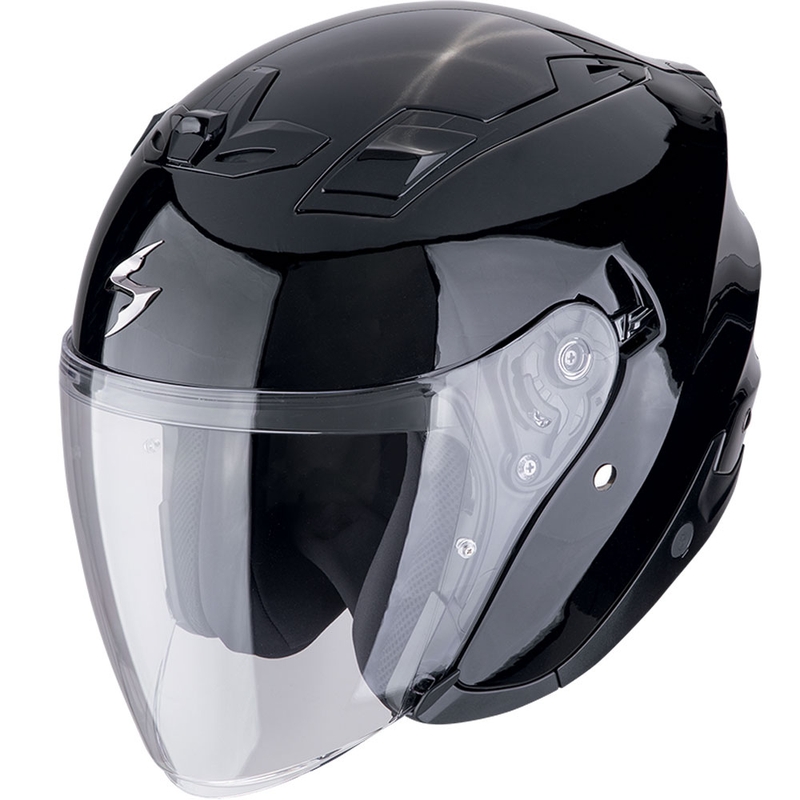 Kask motocyklowy otwarty Scorpion EXO-Z1 SOLID metaliczny czarny