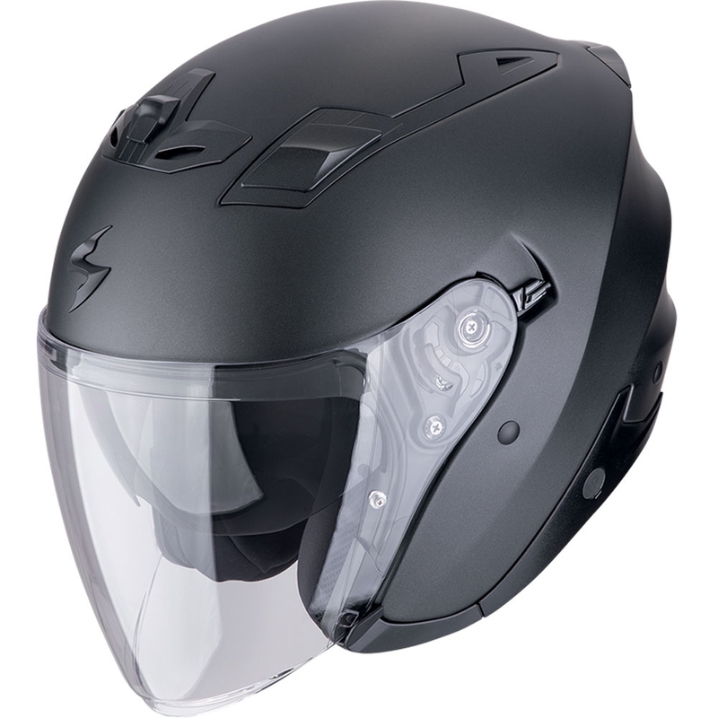 Kask motocyklowy otwarty Scorpion EXO-Z1 SOLID matowo-perłowo-czarny