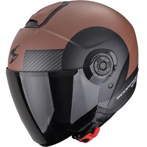 Kask motocyklowy Scorpion EXO-CITY II Sheer Open Face Matte Brown-Black