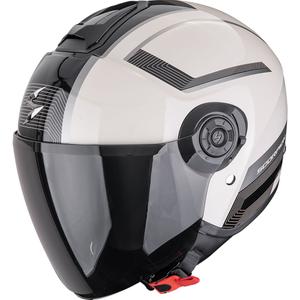 Kask motocyklowy otwarty Scorpion EXO-CITY II Cosmos kremowo-czarny