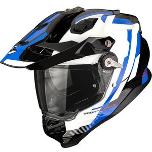 Kask enduro Scorpion ADF-9000 Air Patrol czarno-niebiesko-biały
