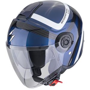 Kask otwarty Scorpion EXO-CITY II RIVA niebiesko-czarny