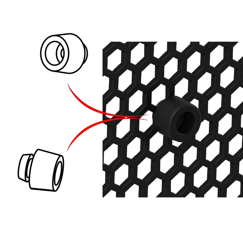 Radiator cover PUIG black