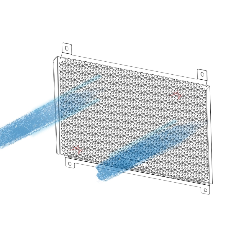 Radiator cover PUIG black