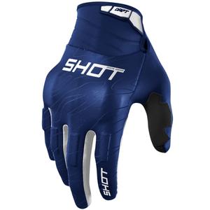 Rękawice motocrossowe Shot Drift Onyx w kolorze niebieskim
