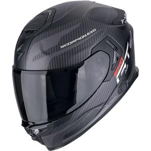 Integralny kask motocyklowy Scorpion EXO-GT SP AIR FLEX matowy czarno-srebrny