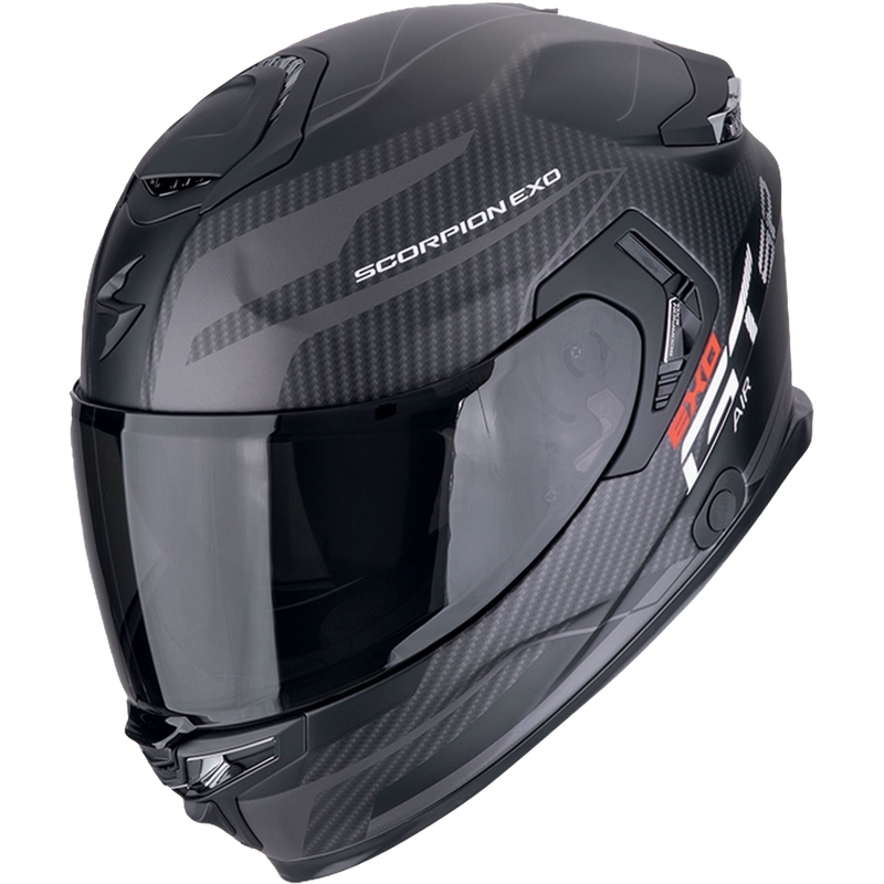 Integralny kask motocyklowy Scorpion EXO-GT SP AIR FLEX matowy czarno-srebrny