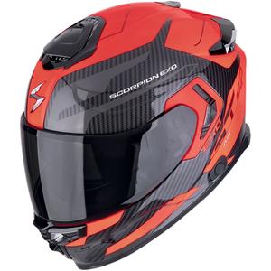 Kask motocyklowy integralny Scorpion EXO-GT SP AIR FLEX czarno-fluo czerwony