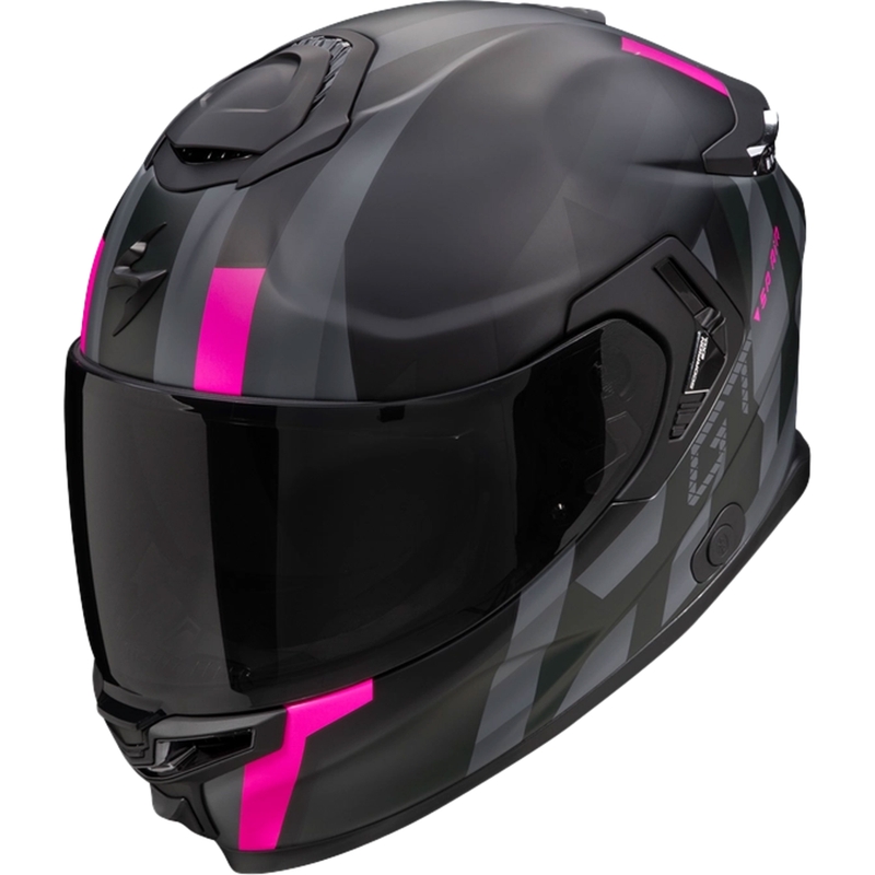 Integralny kask motocyklowy Scorpion EXO-GT SP AIR TOURADVEN czarno-różowy wyprzedaż