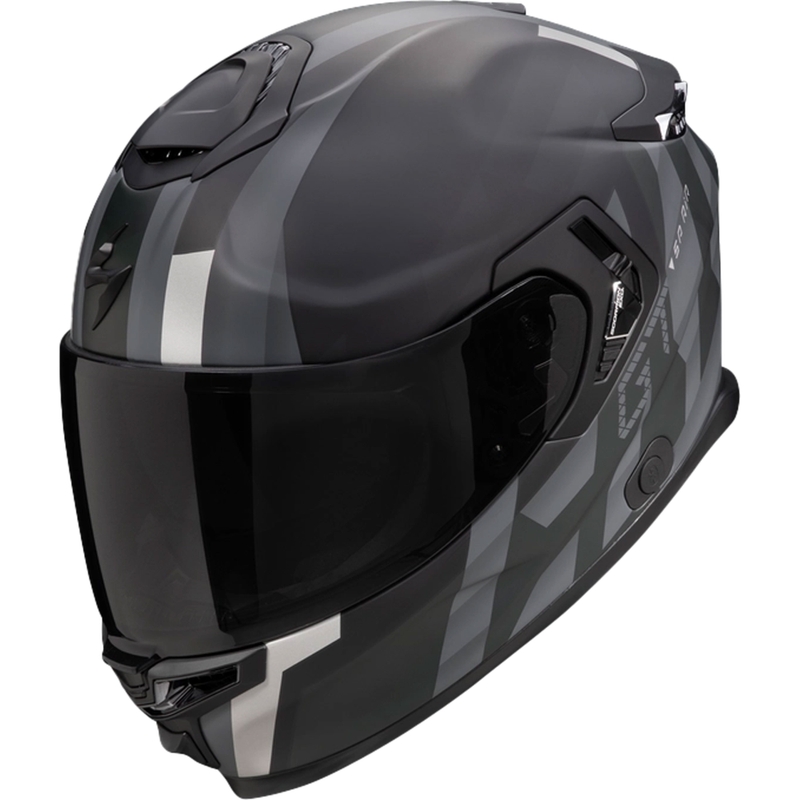 Integralny kask motocyklowy Scorpion EXO-GT SP AIR TOURADVEN czarno-srebrny wyprzedaż