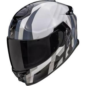 Integralny kask motocyklowy Scorpion EXO-GT SP AIR TOURADVEN perłowo-biało-srebrny
