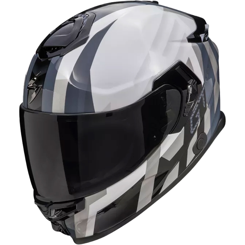 Integralny kask motocyklowy Scorpion EXO-GT SP AIR TOURADVEN perłowo-biało-srebrny wyprzedaż