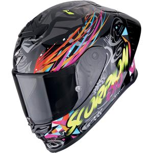 Kask motocyklowy integralny Scorpion EXO-R1 EVO II AIR SAVAGE czarno-niebiesko-różowy
